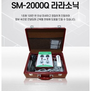 라라소닉(SM-2000Q) 초음파 마사지 근육통완화 피부마사지