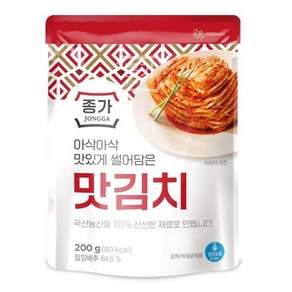 종가 종가 썰어담은 맛김치 (AL), 4개, 200g