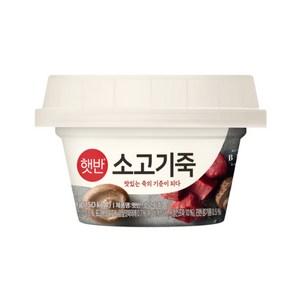 비비고 소고기죽 450g, 8개, 280g