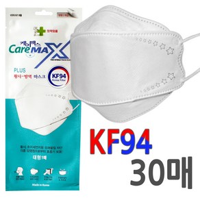 케어맥스 KF94 대형 마스크, 30개, 1매입