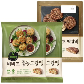 비비고 도톰 동그랑땡 560g x 2봉 + 남도떡갈비 450g x 1봉, 1세트