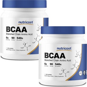 뉴트리코스트 BCAA 무맛, 540g, 2개