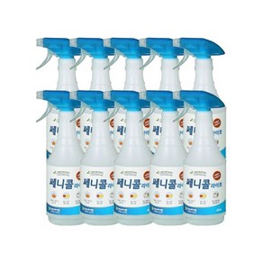 (주)한손하이젠 쎄니콜 라이트 살균소독제 450ml 인체무해 발효알콜, 10개