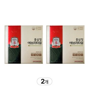 정관장 홍삼정 에브리타임 오리지널 + 건강차 1ea, 2세트, 300ml