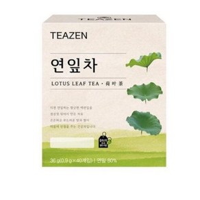 티젠 연잎차, 0.9g, 40개입, 1개, 900mg