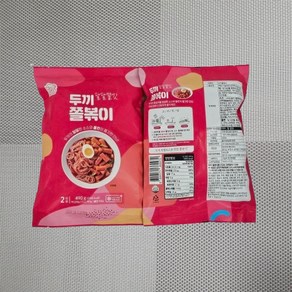 두끼 떡볶이 쫄볶이 (냉동) 490 x 2팩, 2개, 490g