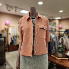 BCBG [올앤선드리] 카티니TWEED JK 재킷_ A4M3J102 34 [ORANGE]