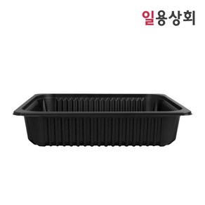 [ILYONG] 실링용기 JH 23195 1500ml 100개 검정, 1개