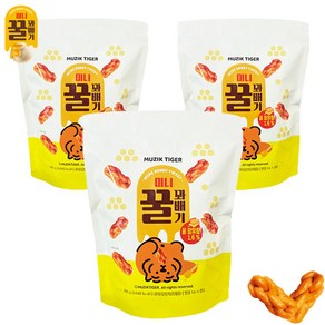 무직타이거 미니 꿀 꽈배기 400g, 3개