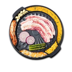 캡스톤 투게더 멀티 불판 37cm / 캠핑용품 / BBQ / 계란찜 / 나눔불판, 1개