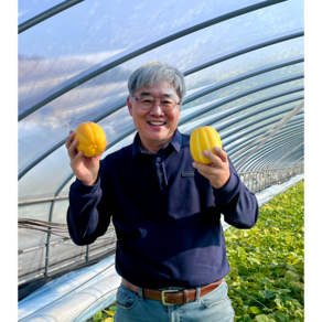 [생산자 운영] 꿀뚝뚝 성주 참외 산지직송 수확, 1박스, 아삭달콤 초실속 알뜰 참외 10kg