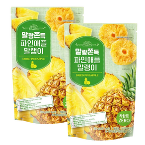 말랑쫀득 파인애플 말랭이, 2개, 180g
