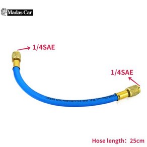 에어컨 냉매 14 인치 SAE AC R12 R22 충전 호스 튜브 마즈다 3 2005 12V, 1개