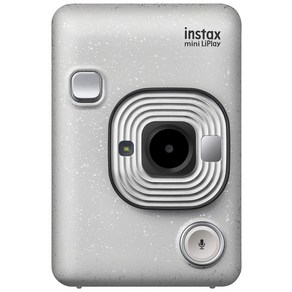 FUJIFILM 체키 인스턴트 카메라스마트폰 프린터 instax mini LiPlay 스톤 화이트