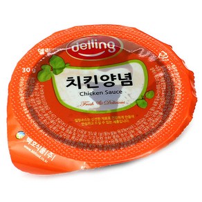 델링 일회용 치킨양념소스 한박스 30g x 100ea 2421542, 100개