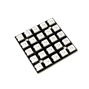 아두이노 네오픽셀 WS2812 RGB LED 5X5 25채널 사각 5050 모듈 25비트