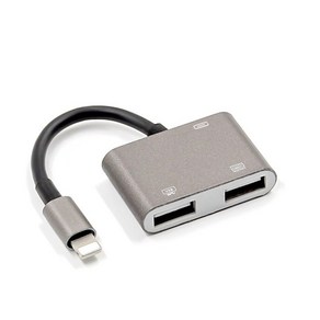 라이트닝 8핀 SUPER OTG A-KEY 아이폰 아이패드 USB 젠더 메모리 스틱 SD 블랙박스 속기사 키보드 마우스 연결 IOS 18 (SSD/HDD 연결불가), 1개