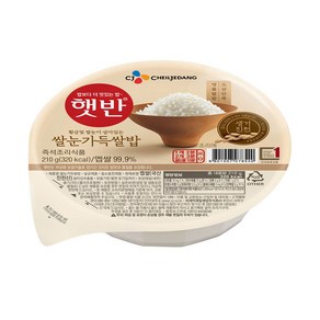 햇반 쌀눈 가득 쌀밥, 210g, 36개