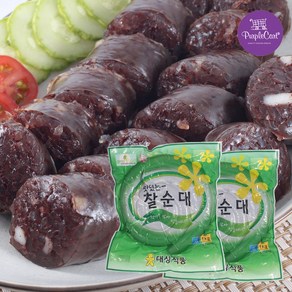 대상식품 맛있는 찰 순대 1kg, 2개