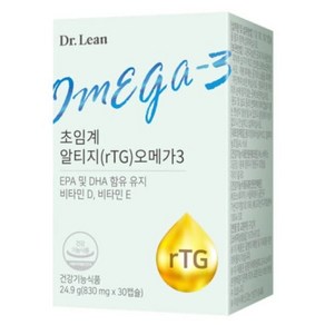 건기식 닥터린 초임계 알티지(TG) 오메가3