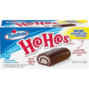 호스티스 초코 롤케이크 호호스 10개 팩 Hostess Ho Hos, 1개, 284g