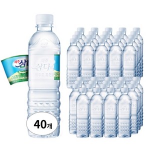 제주 삼다수 500ml(유라벨), 40개, 500ml