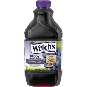 Welch's 웰치스 그레이프 주스 콘코드, 2개, 1.9L