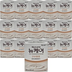 뉴케어 구수한맛 균형영양식 (빨대), 30개, 200ml