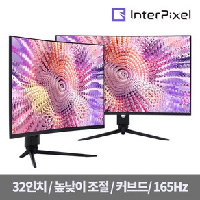 인터픽셀 IPQ3245 32인치 QHD 리얼 165Hz FAST VA 커브드 게이밍 모니터