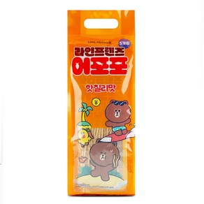 라인프렌즈 어포포 핫칠리맛, 48g, 5개, 어포포(핫칠리맛)