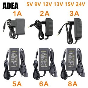 12V DC 전원 공급 장치 12V 5V 6V 8V 9V 10V 13V 14V 15V 24V 1A 2A 3A 5A 6A 8A 변압기 AC 220V-12V AC 전원 어댑터 LED, 41) 3A - 12V - EU Plug