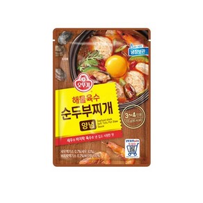 (무)오뚜기 해물육수순두부찌개양념115g, 115g, 3개