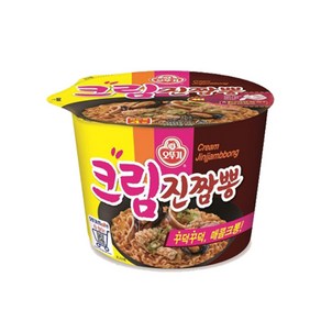 오뚜기 크림 진짬뽕 큰컵 105g, 6개