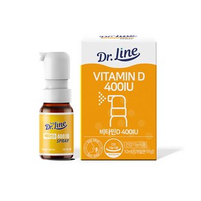 닥터라인 유소아 비타민D 400IU 액상 스프레이 10ml, 1개