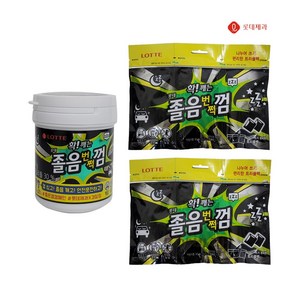 롯데 졸음번쩍껌 87g1통 + 리필105gX2팩 자일리톨껌 졸음방지껌 졸음껌