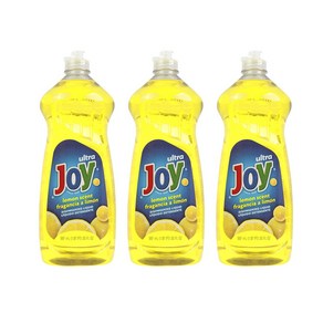 JOY 울트라 주방세제 레몬 향, 3개, 887ml