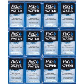 P&G정수패킷 정수제 Purifier of Water Packets 12개