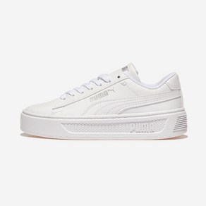 [ABC마트 신구로NC점] 푸마/스매쉬 플랫폼 v3_PKI39075801_PUMA White-PUMA Silve_여성용