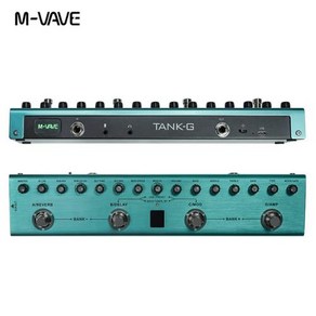 MATRIBOX SONICAKE 멀티이펙터 탱크 충전식 기타 멀티 이펙트 페달 휴대용 36 프리셋 9 프리앰프 슬롯, 1) TANKG, 1개