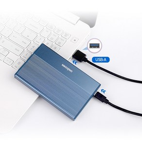 유니콘 USB3.2 Gen2 2.5인치 HDD SSD 외장하드케이스 A+C젠더 알루미늄 간편조립 HDD-800VA, 1개