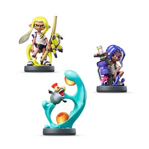 닌텐도 스위치 스플래툰3 잉클링 옐로 옥토링 블루 꼬마연어 택1 amiibo(아미보) /오늘출발, 옥토링(블루)