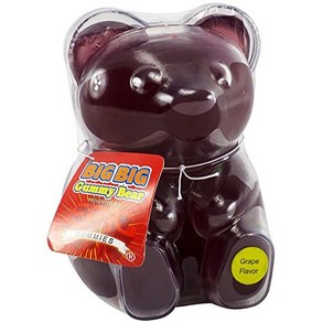 Big Bite Giant Gummy Bea (Gape) 빅바이트 자이언트 구미베어 (포도), 1개, 421.84g