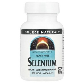 소스내추럴스 셀레늄 셀레니움 200mcg 60정 셀레니엄 Selenium, 1개