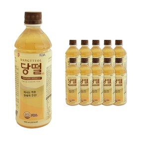 당떨 미네랄워터 건강음료 바나바잎차 500ML, 10개