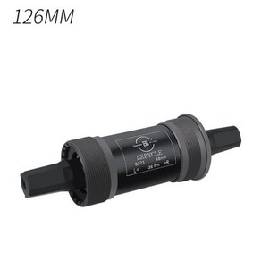 자전거 호환 하단 브래킷 사각 구멍 BB68 탄소강 샤프트 산악 사이클링 68mm 110.5 113 120/122.5/124.5 126mm