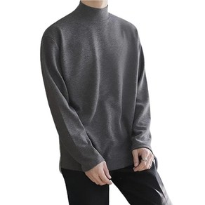 코다64 남성 기모 목폴라 반목티 겨울 작업복 보온 긴팔 티셔츠