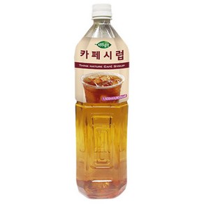 자연생각 카페시럽, 1.5L, 1개