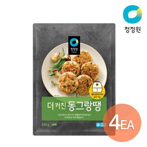 [청정원] 더커진 동그랑땡 520g x4개