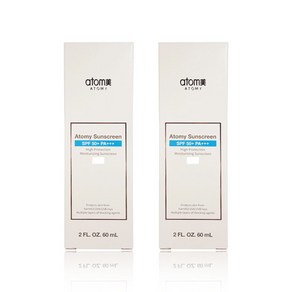 애터미 선크림 화이트 60ml 2ea (강력한 자외선 차단), 2개