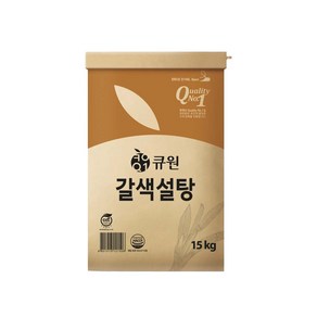 큐원 갈색 황 설탕 15kg, 1개